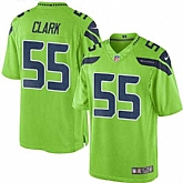 Nike Men & Women & Youth Seahawks 55 Frank Clark Green Color Rush Limited Jersey,baseball caps,new era cap wholesale,wholesale hats